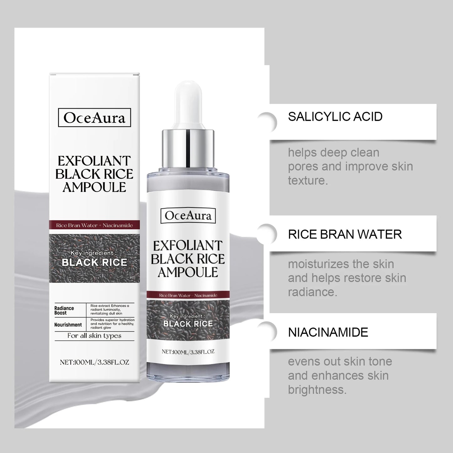 Black&White Rice Exfoliating Essence